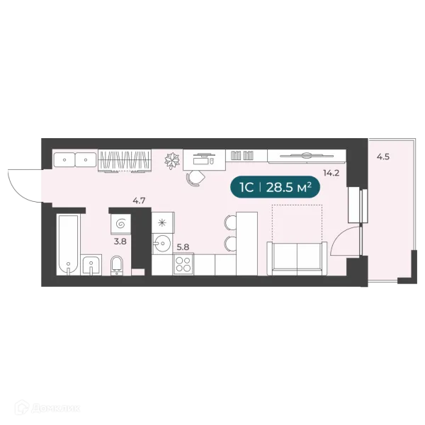 Квартира в ЖК"Черемушки" на Приморской