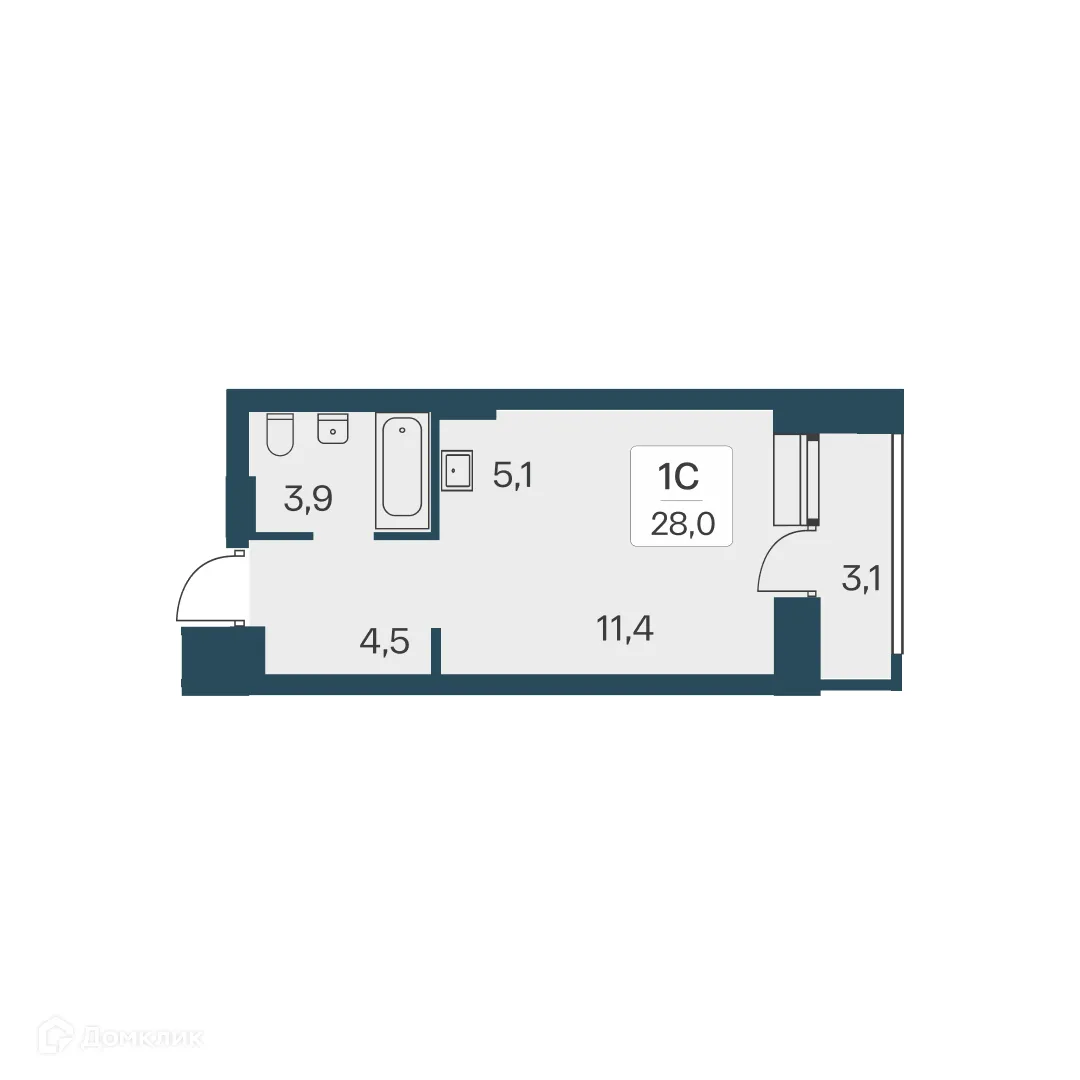 Фото квартиры в ЖК Расцветай на Красном