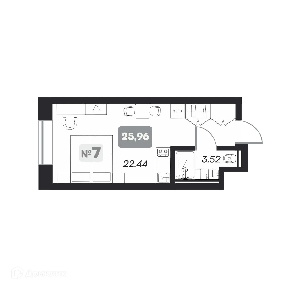 Фото квартиры в ЖК АЭРОН