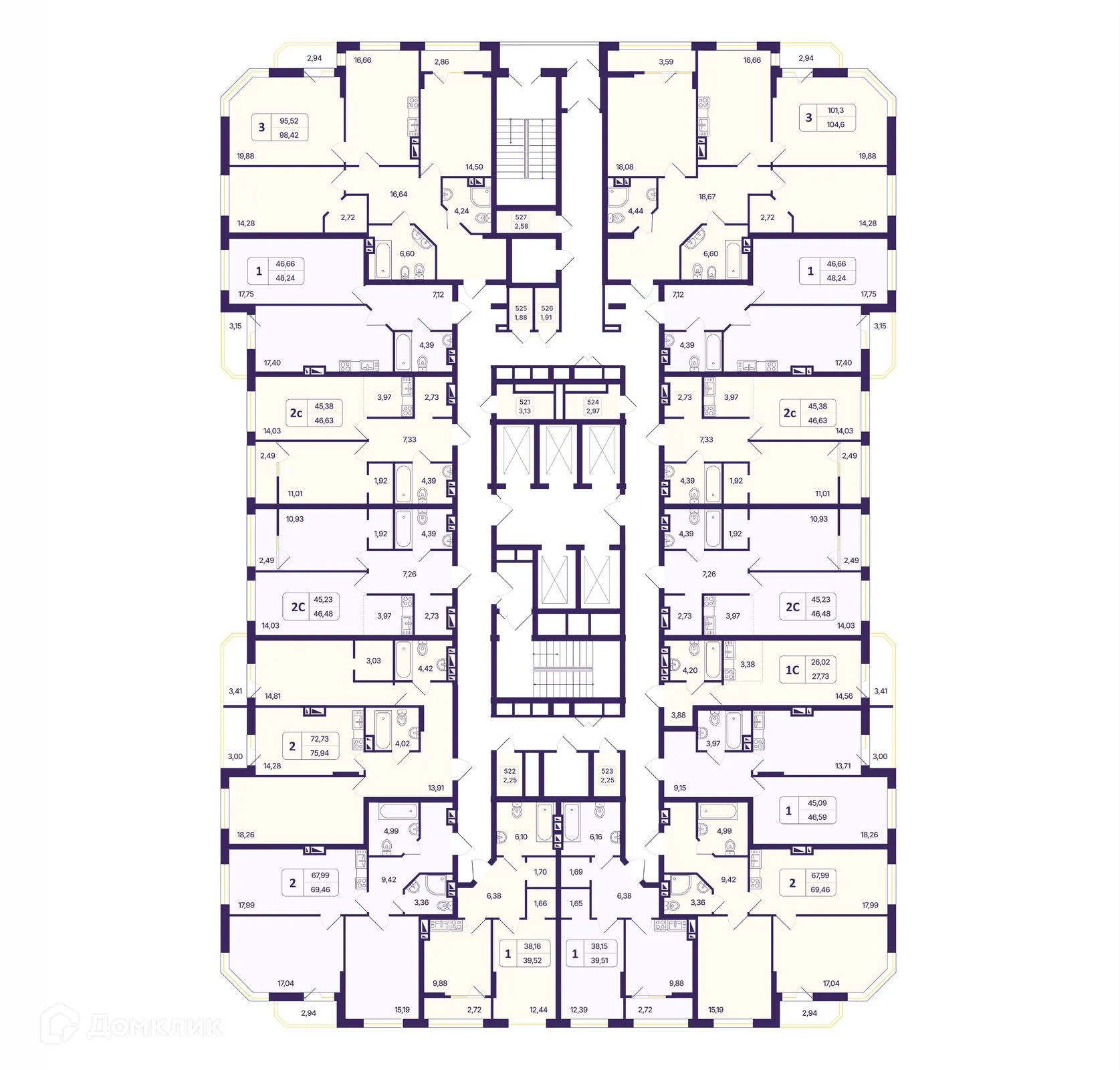 Фото квартиры в ЖК Астон. Шесть звезд