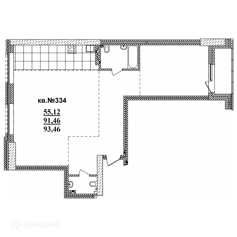 Фото квартиры в ЖК Римский квартал