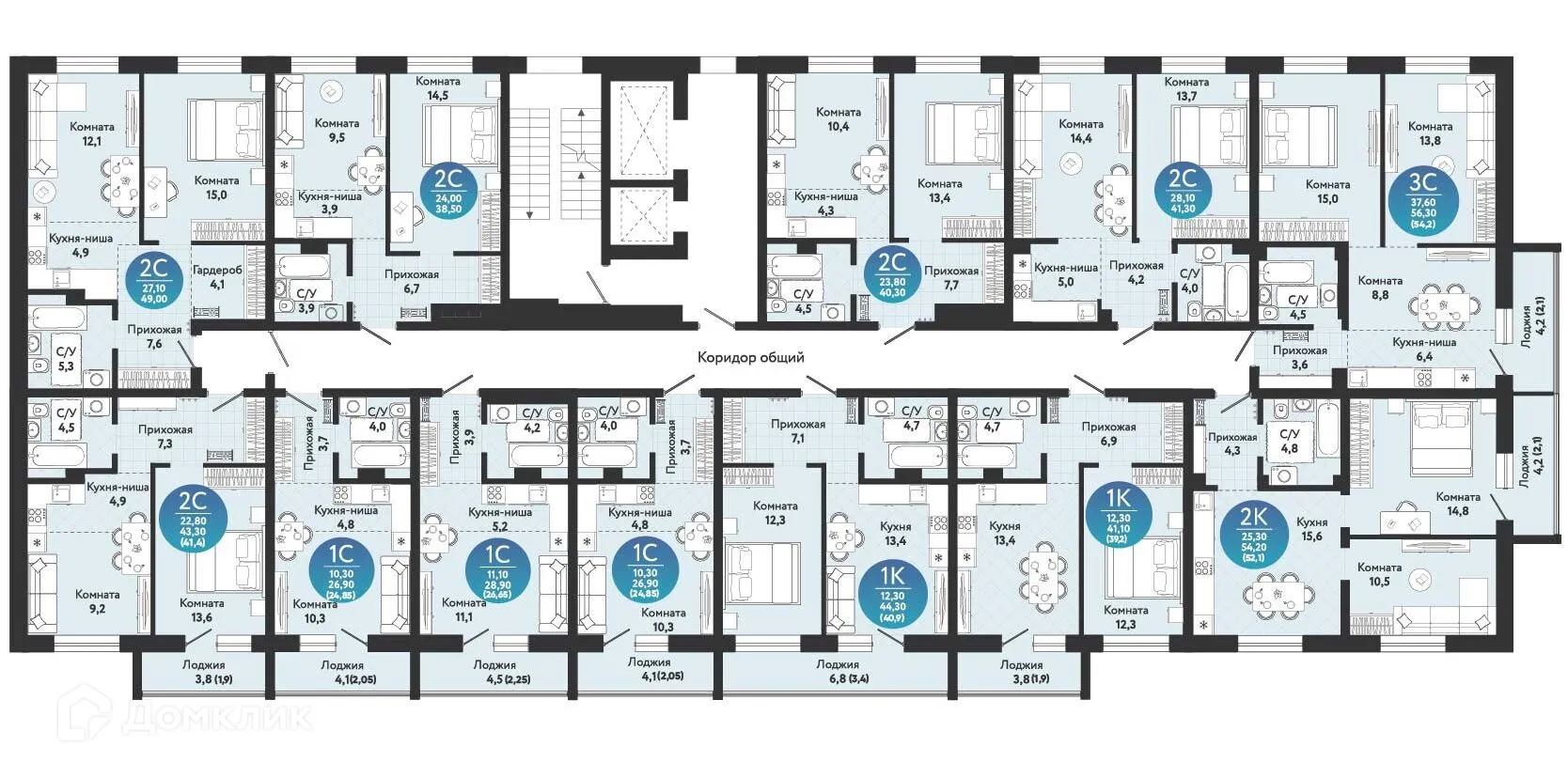 Фото квартиры в ЖК Семейный квартал