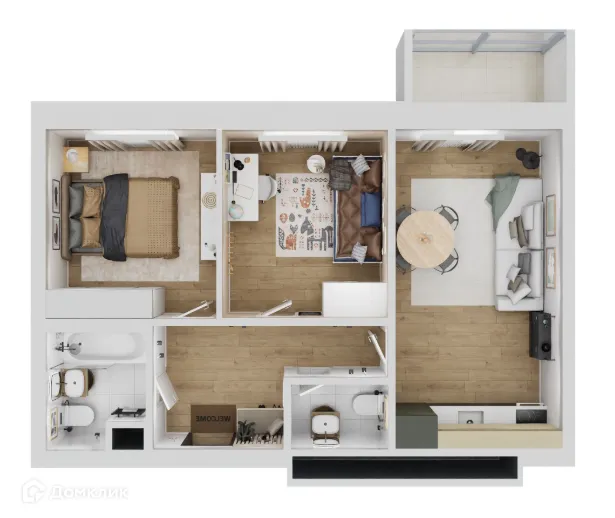 Фото квартиры в ЖК Рубин