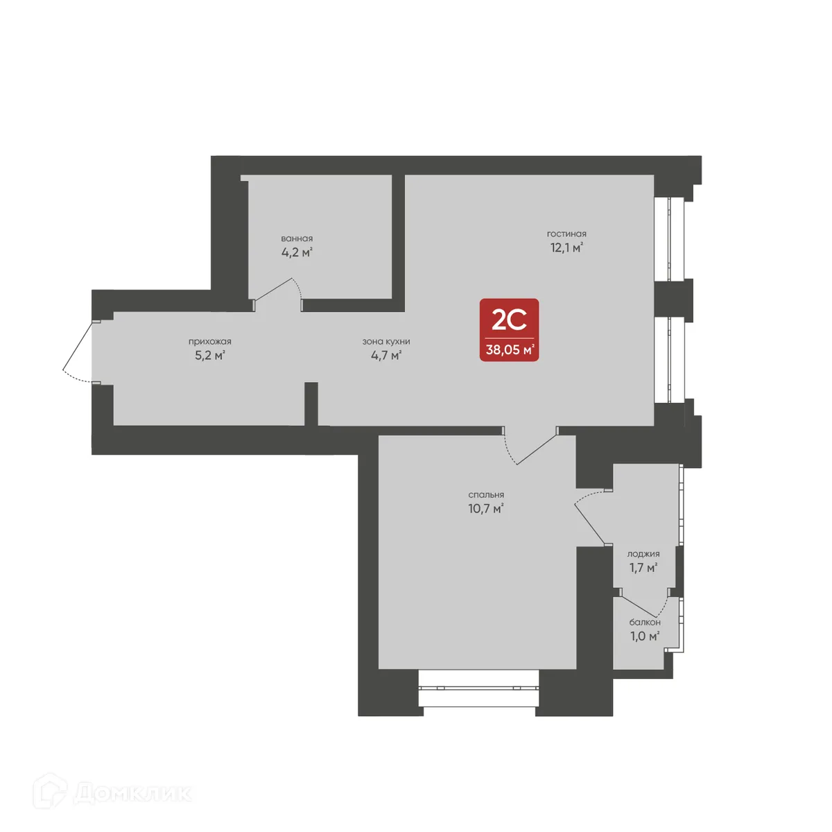 Фото квартиры в ЖК Дом по ул Промышленная