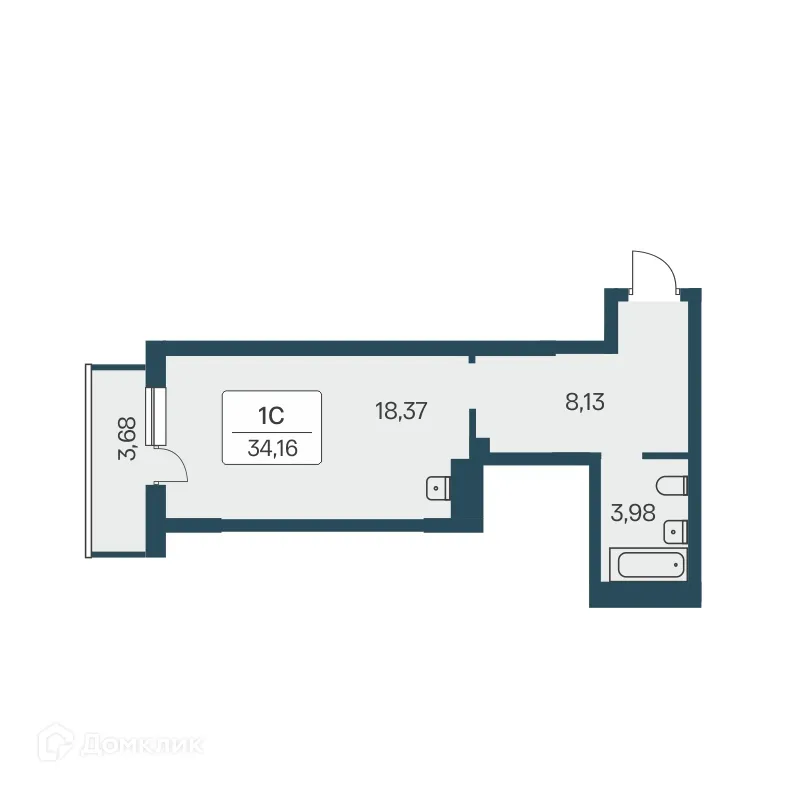 Фото квартиры в ЖК Расцветай на Зорге