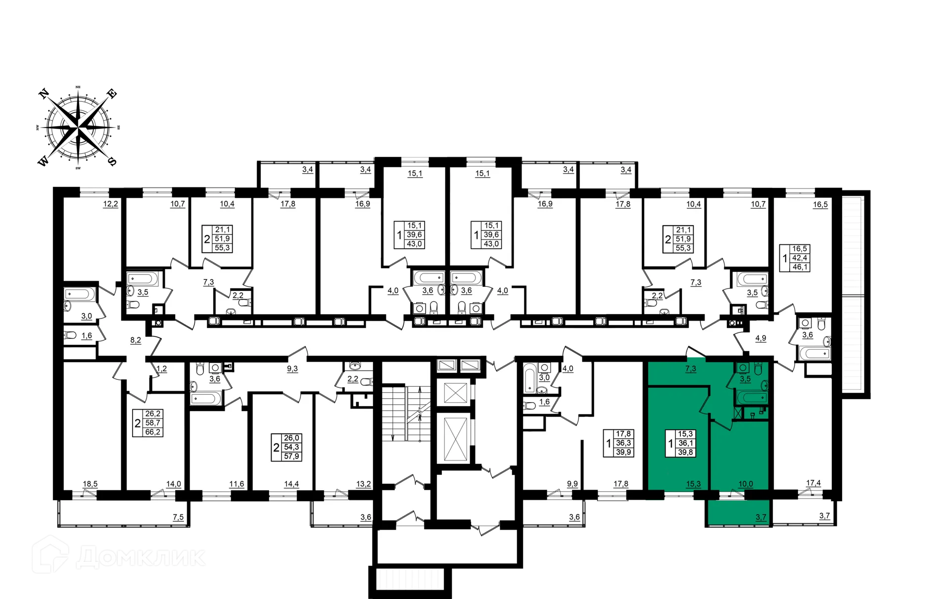 Фото квартиры в ЖК Рубин