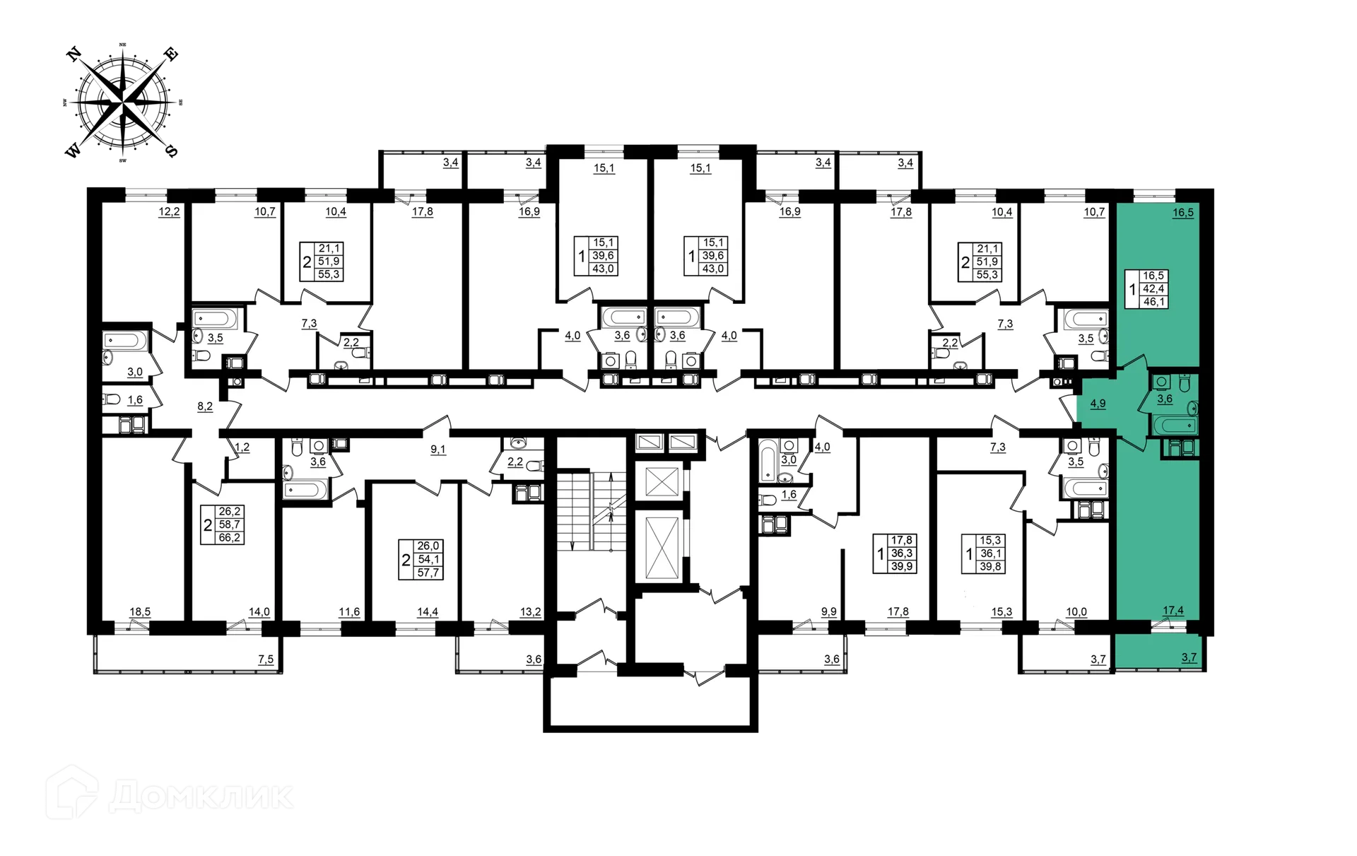 Фото квартиры в ЖК Рубин
