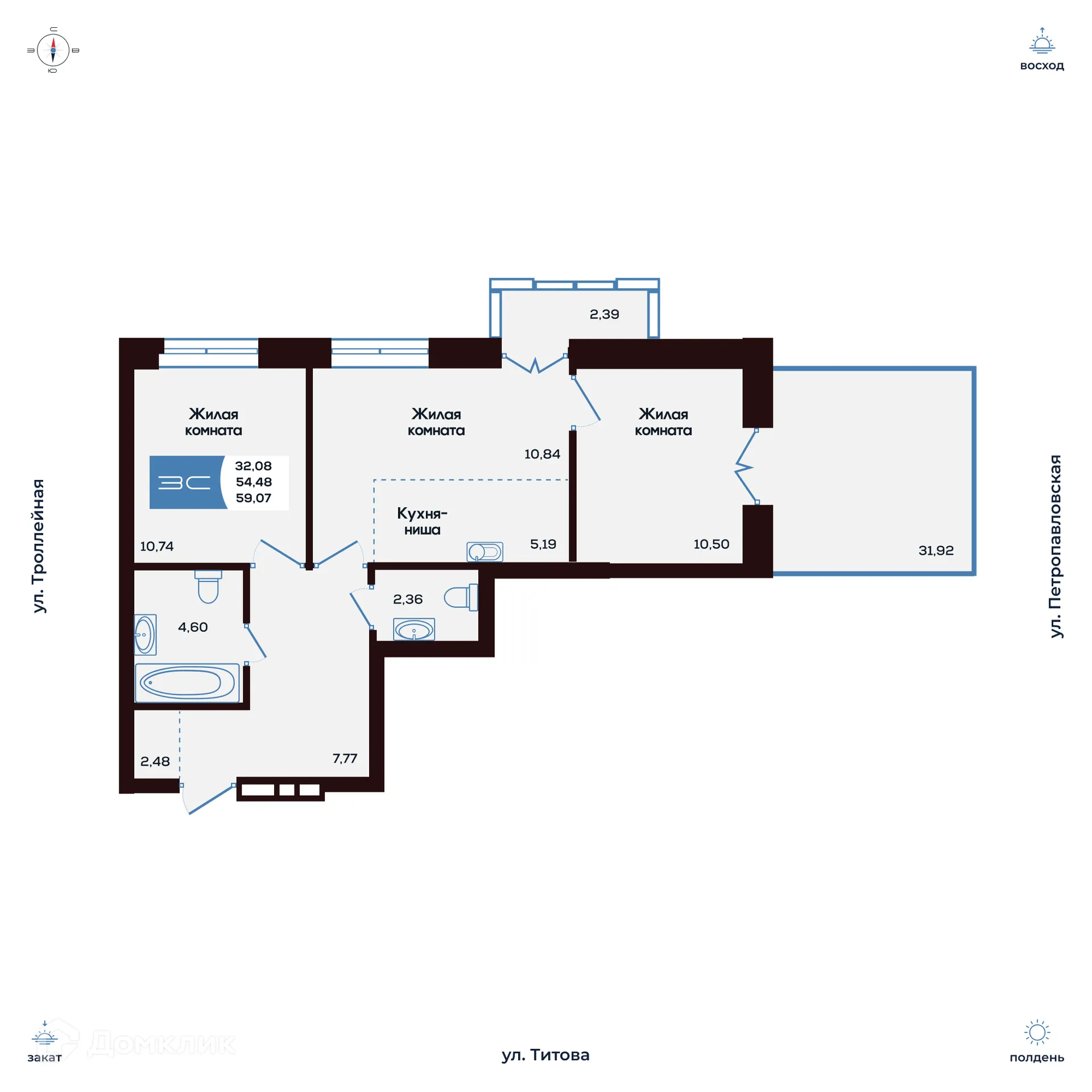 Фото квартиры в ЖК Салют