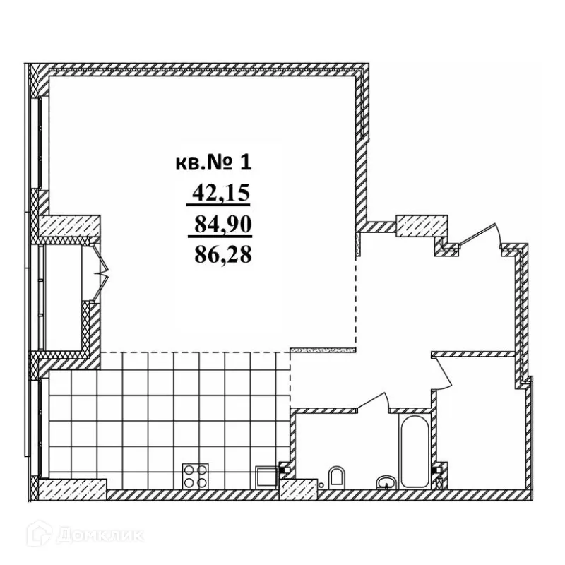 Фото квартиры в ЖК Римский квартал
