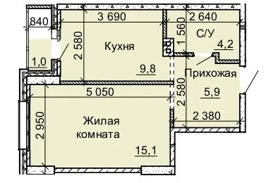 Фото квартиры в ЖК "Столетоff (Столетов)"