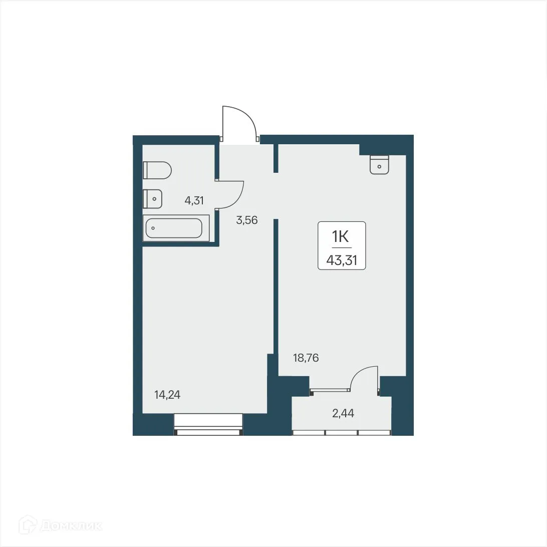 Фото квартиры в ЖК Расцветай на Дуси Ковальчук