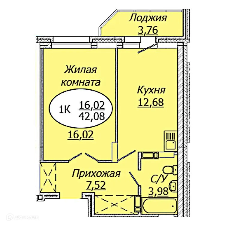 Фото квартиры в ЖК Комета-Октябрьский