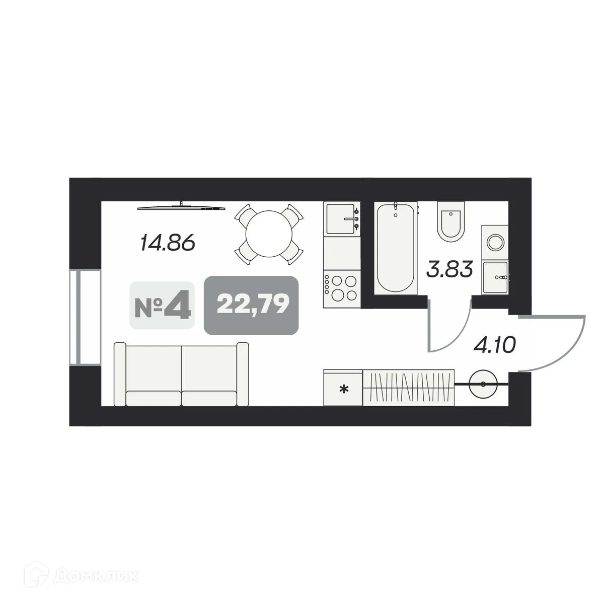 Фото квартиры в ЖК АЭРОН