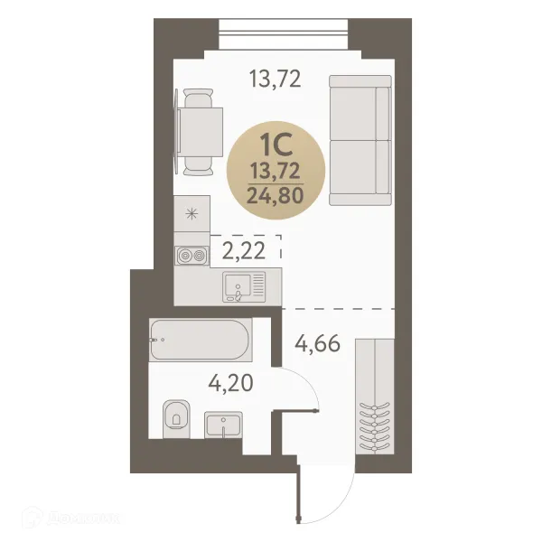 Квартира в ЖК Urban peaks (Урбан пикс)