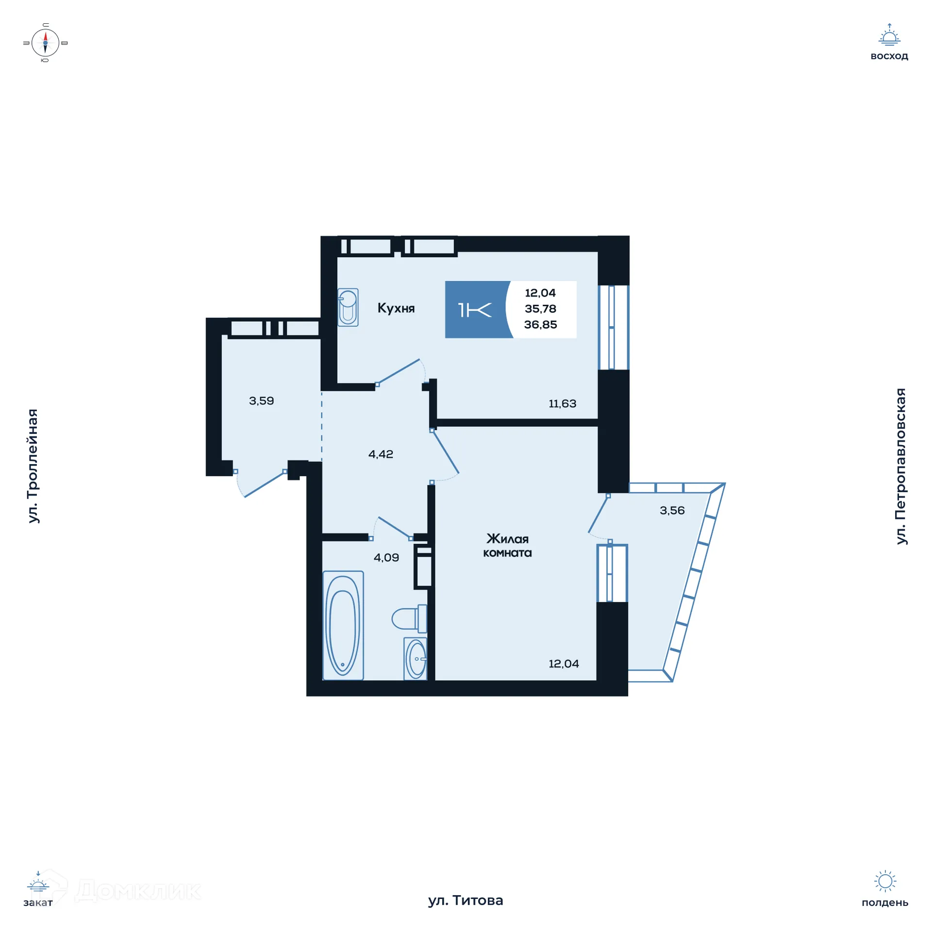 Фото квартиры в ЖК Салют