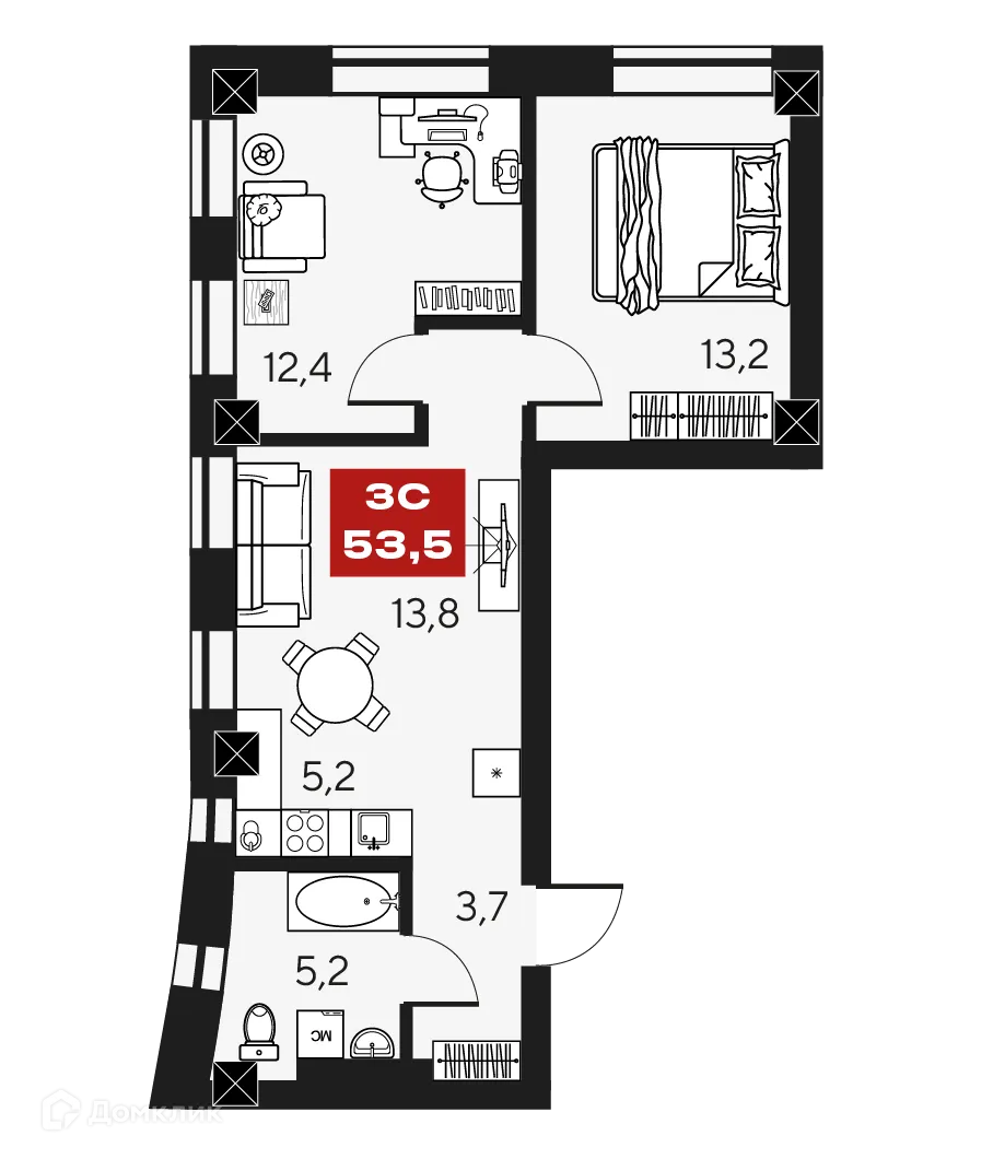 Фото квартиры в ЖК МАКИ