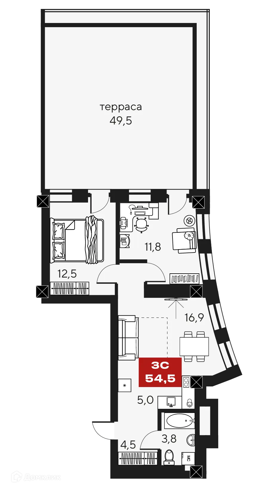 Фото квартиры в ЖК МАКИ