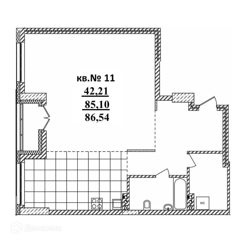 Фото квартиры в ЖК Римский квартал