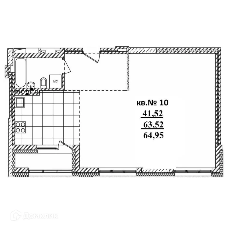 Фото квартиры в ЖК Римский квартал