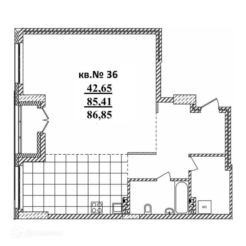 Фото квартиры в ЖК Римский квартал