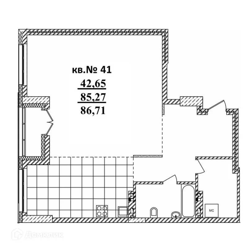 Фото квартиры в ЖК Римский квартал