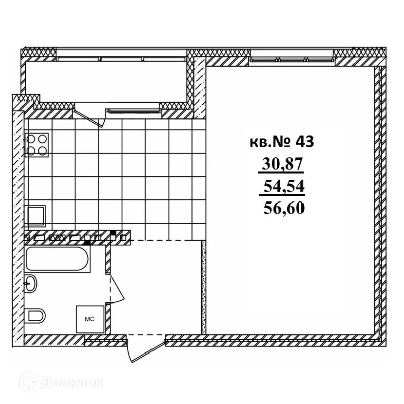 Фото квартиры в ЖК Римский квартал