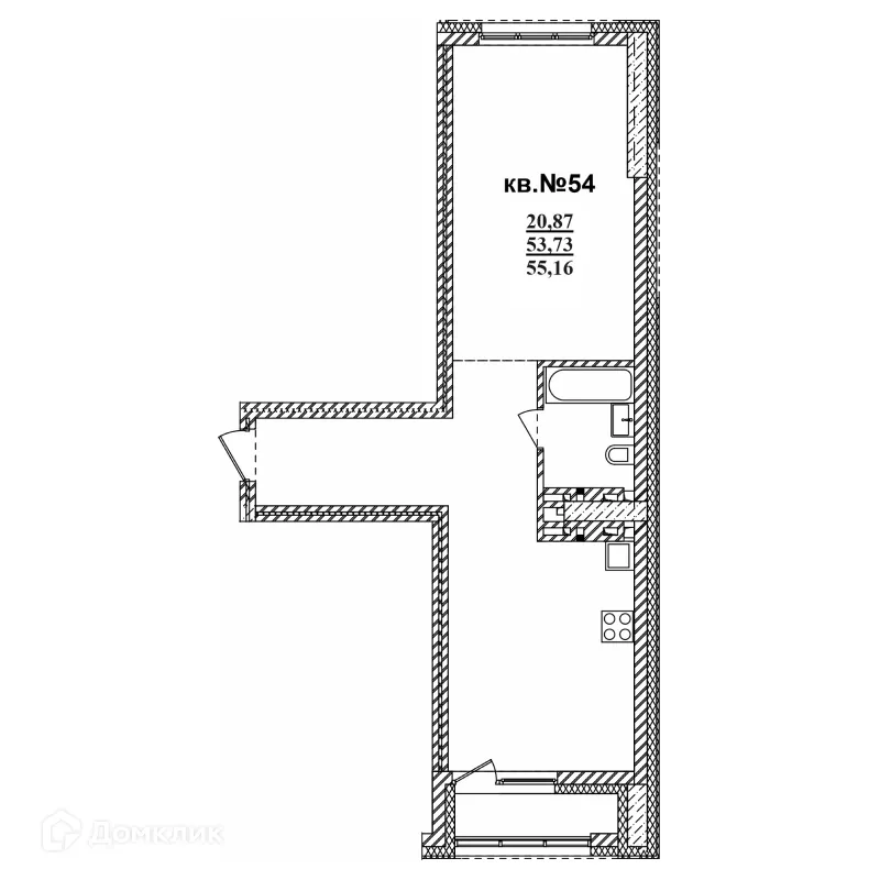 Фото квартиры в ЖК Римский квартал