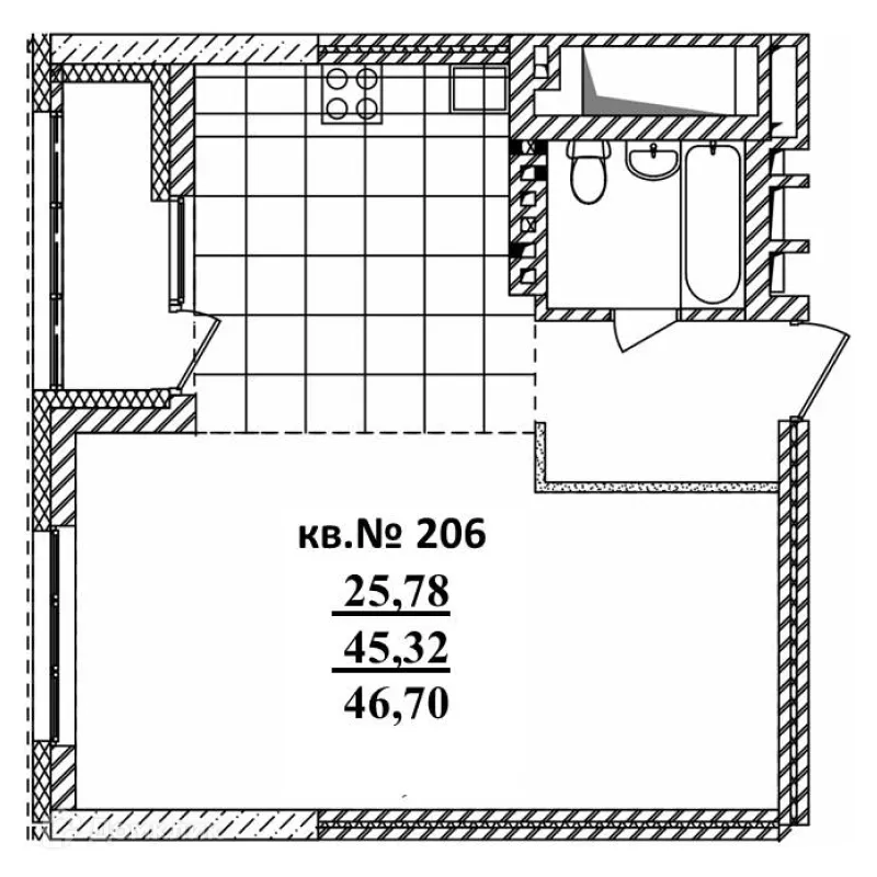 Фото квартиры в ЖК Римский квартал