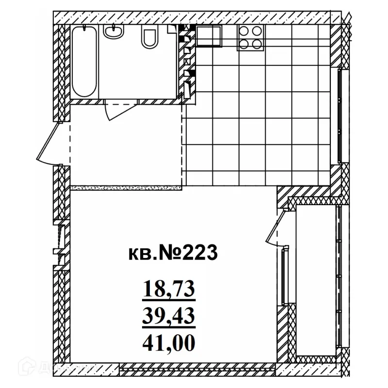 Фото квартиры в ЖК Римский квартал