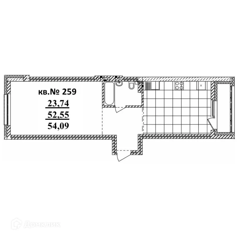 Фото квартиры в ЖК Римский квартал