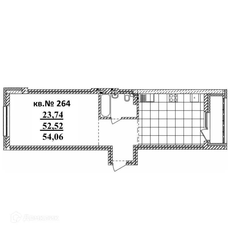 Фото квартиры в ЖК Римский квартал
