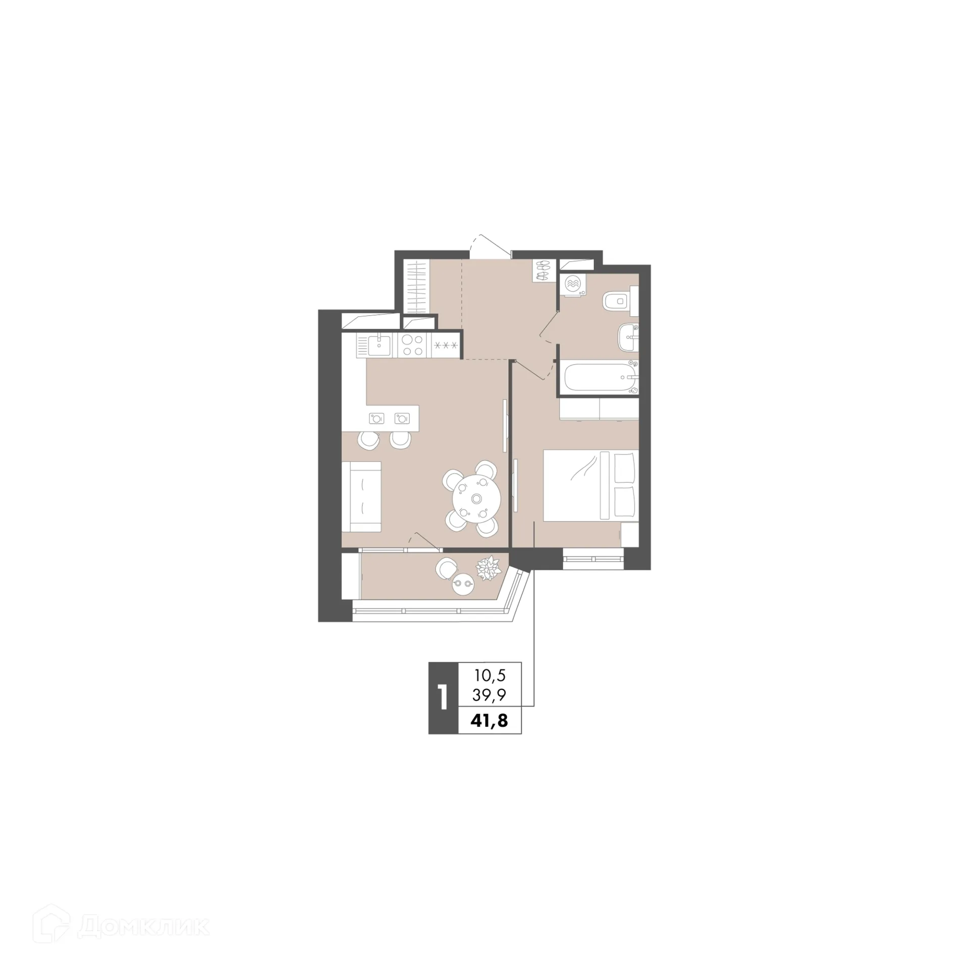 Фото квартиры в ЖК Маяк на Двинской