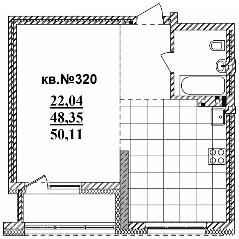 Фото квартиры в ЖК Римский квартал