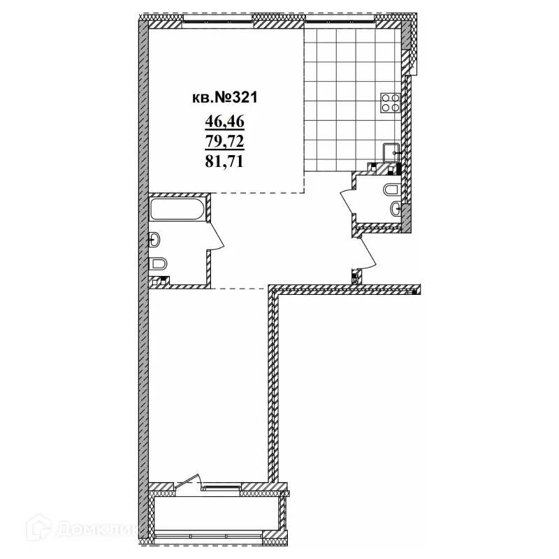 Фото квартиры в ЖК Римский квартал