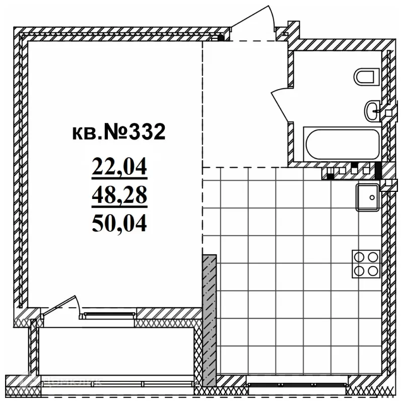 Фото квартиры в ЖК Римский квартал