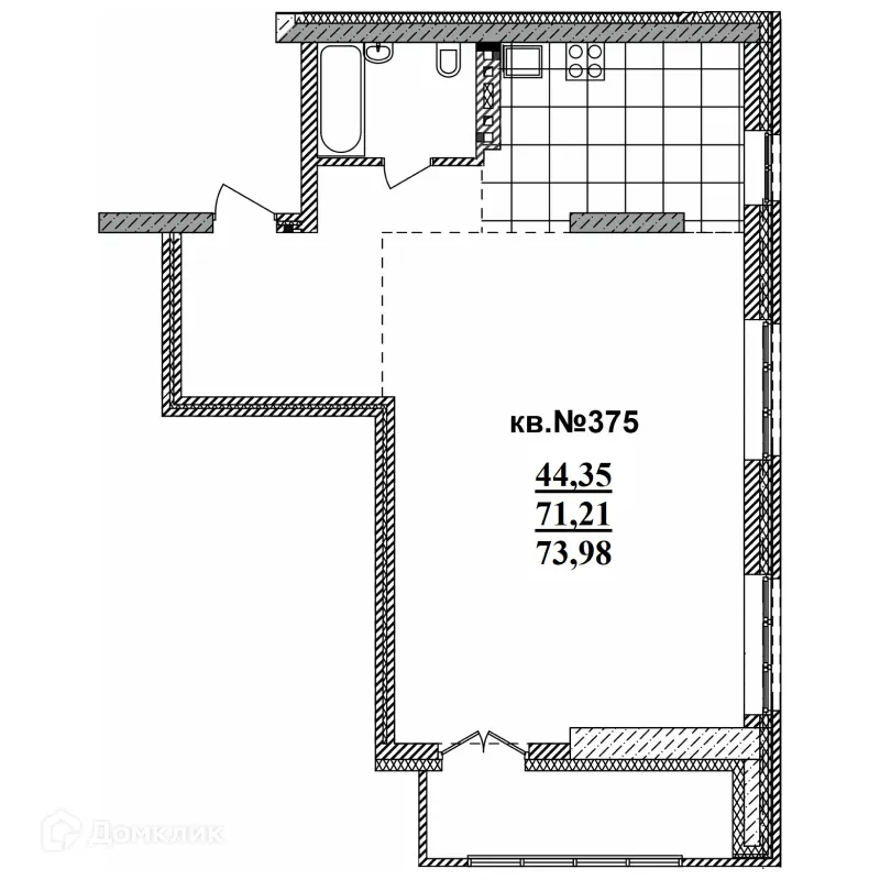 Фото квартиры в ЖК Римский квартал