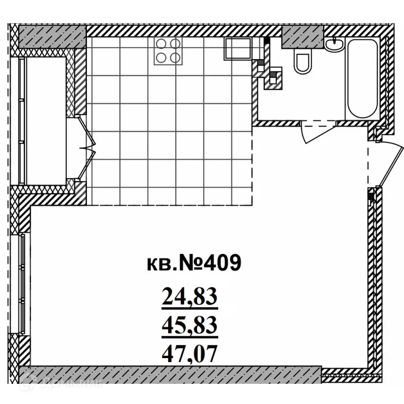 Фото квартиры в ЖК Римский квартал