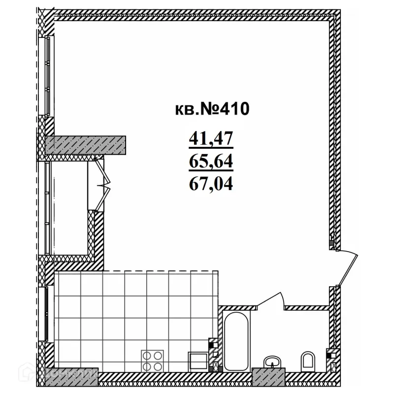 Фото квартиры в ЖК Римский квартал