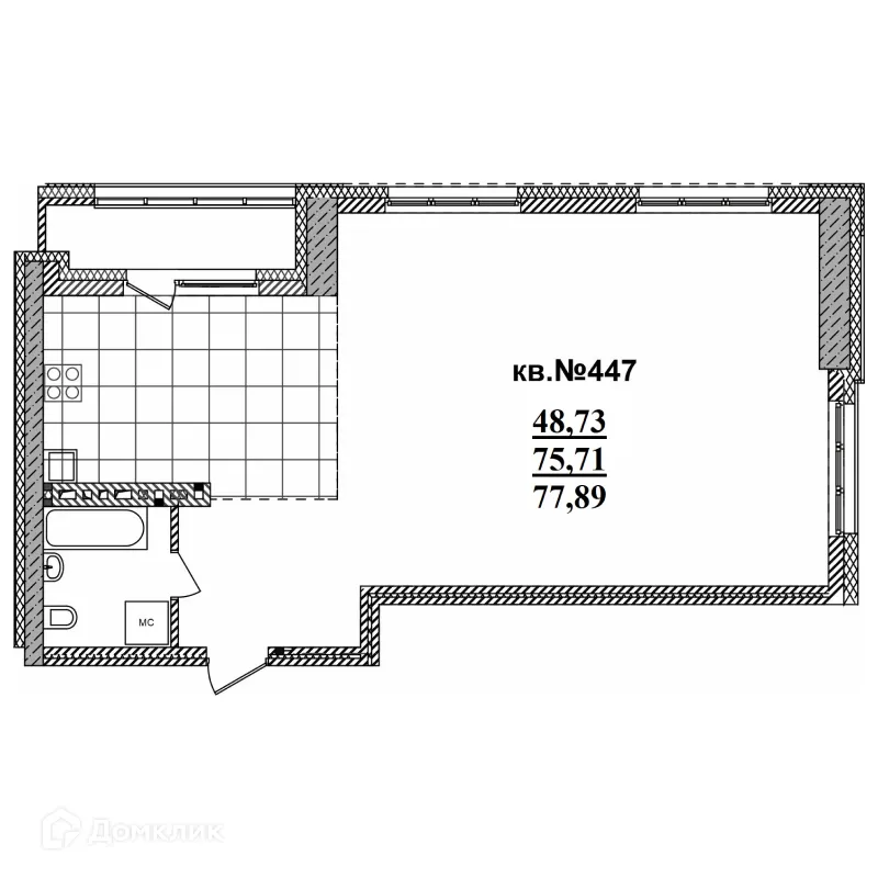 Фото квартиры в ЖК Римский квартал