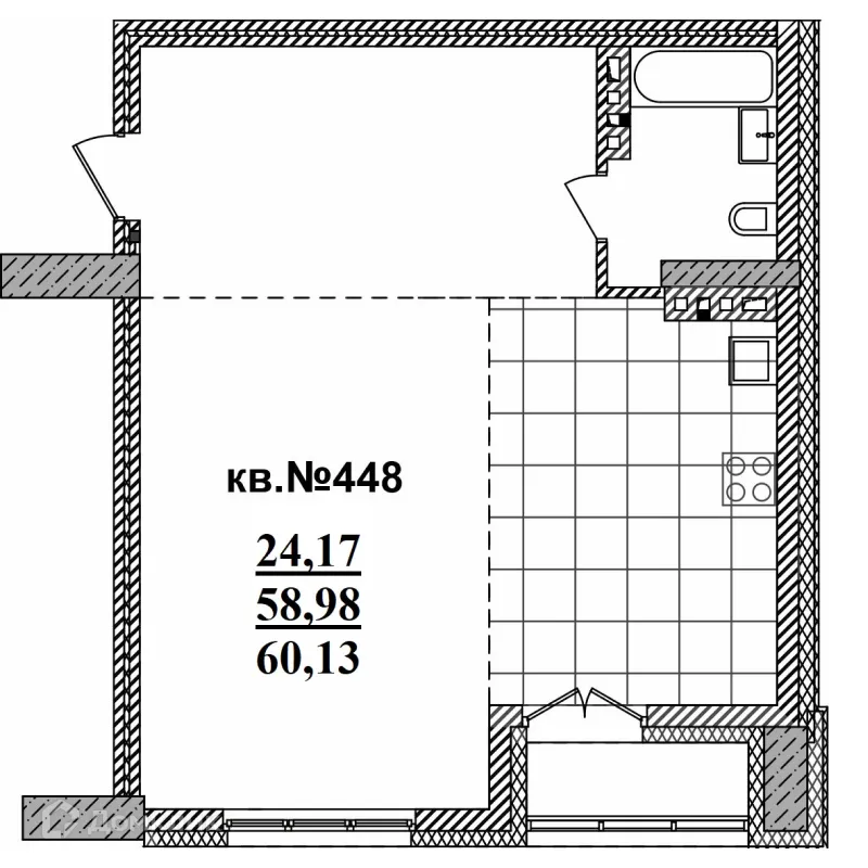 Фото квартиры в ЖК Римский квартал