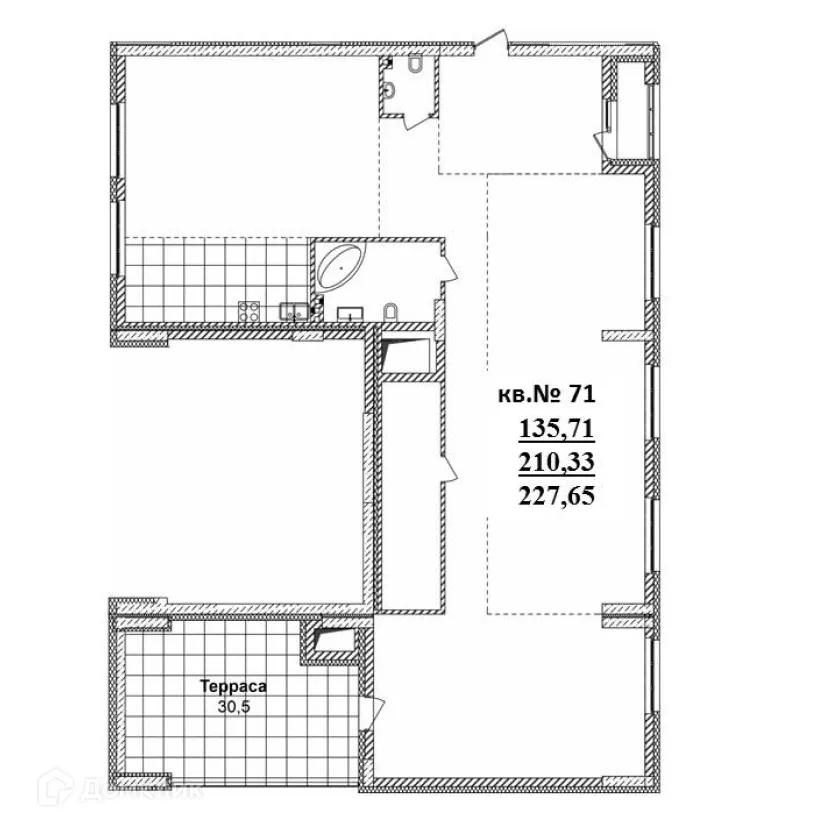 Фото квартиры в ЖК Римский квартал