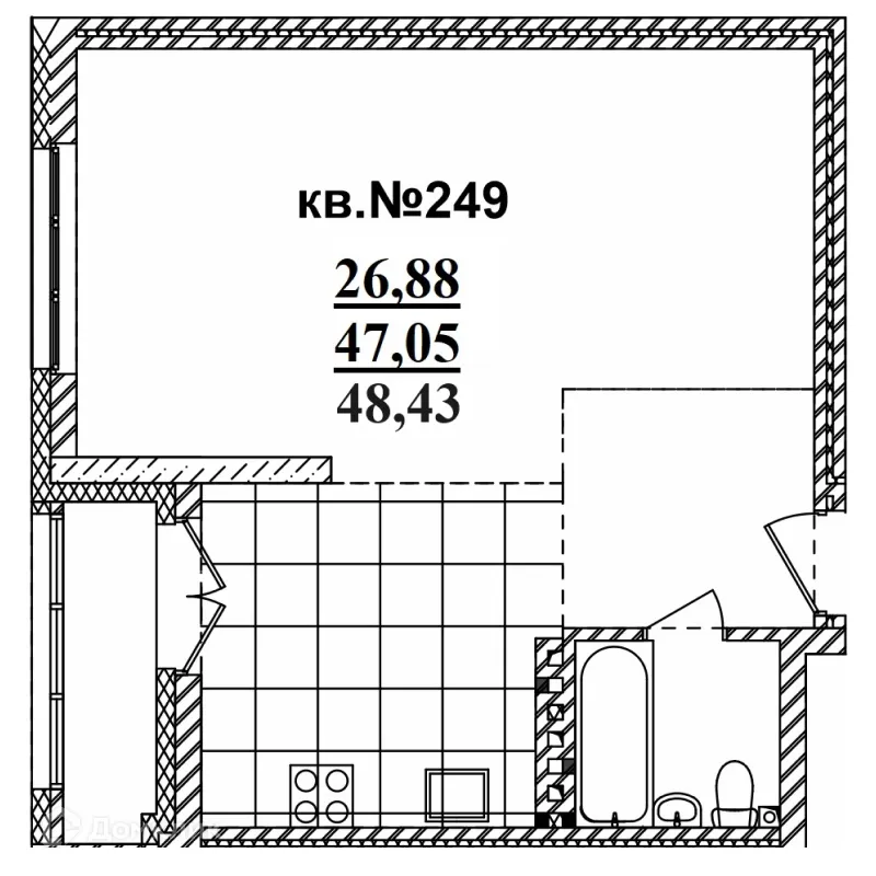 Фото квартиры в ЖК Римский квартал