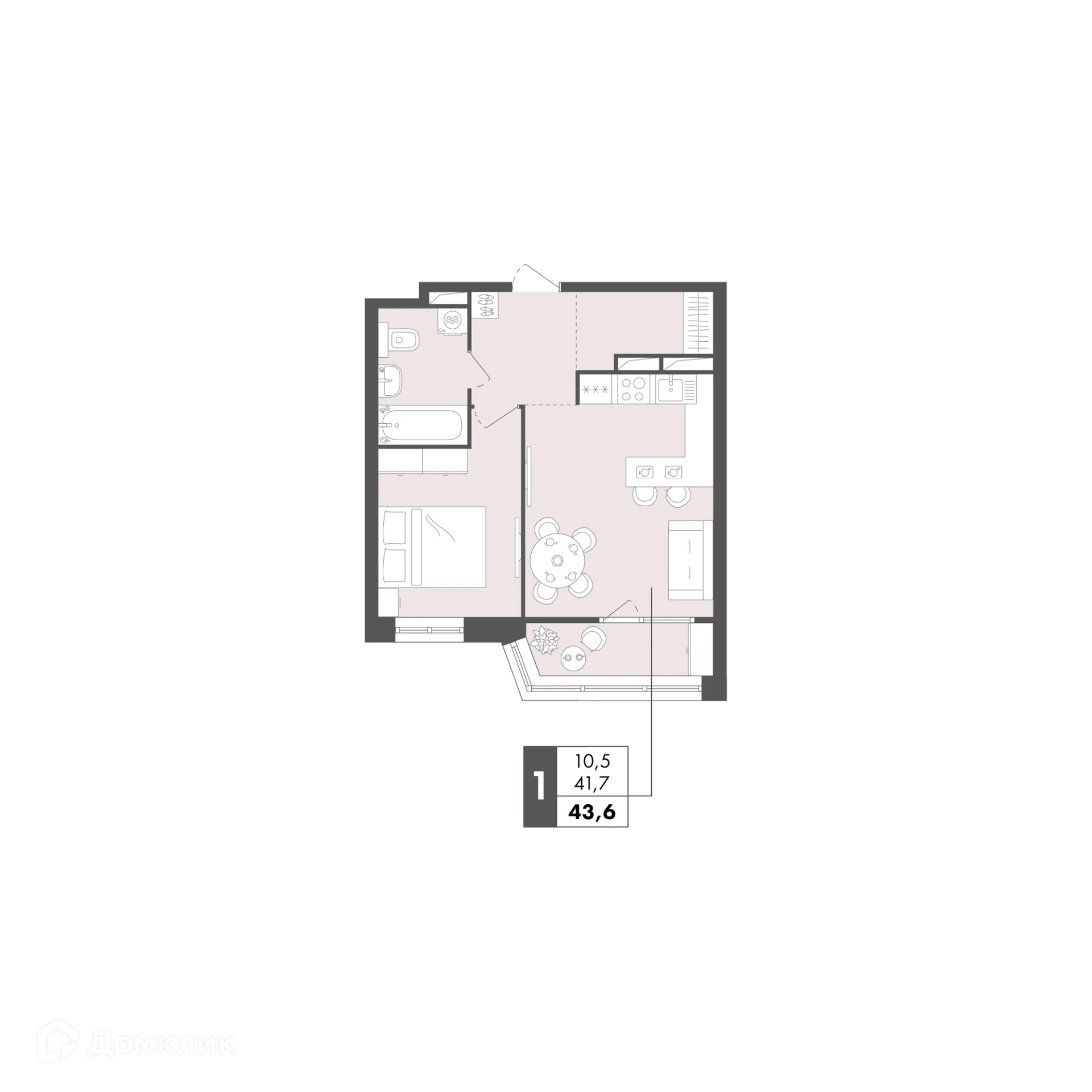 Фото квартиры в ЖК Маяк на Двинской