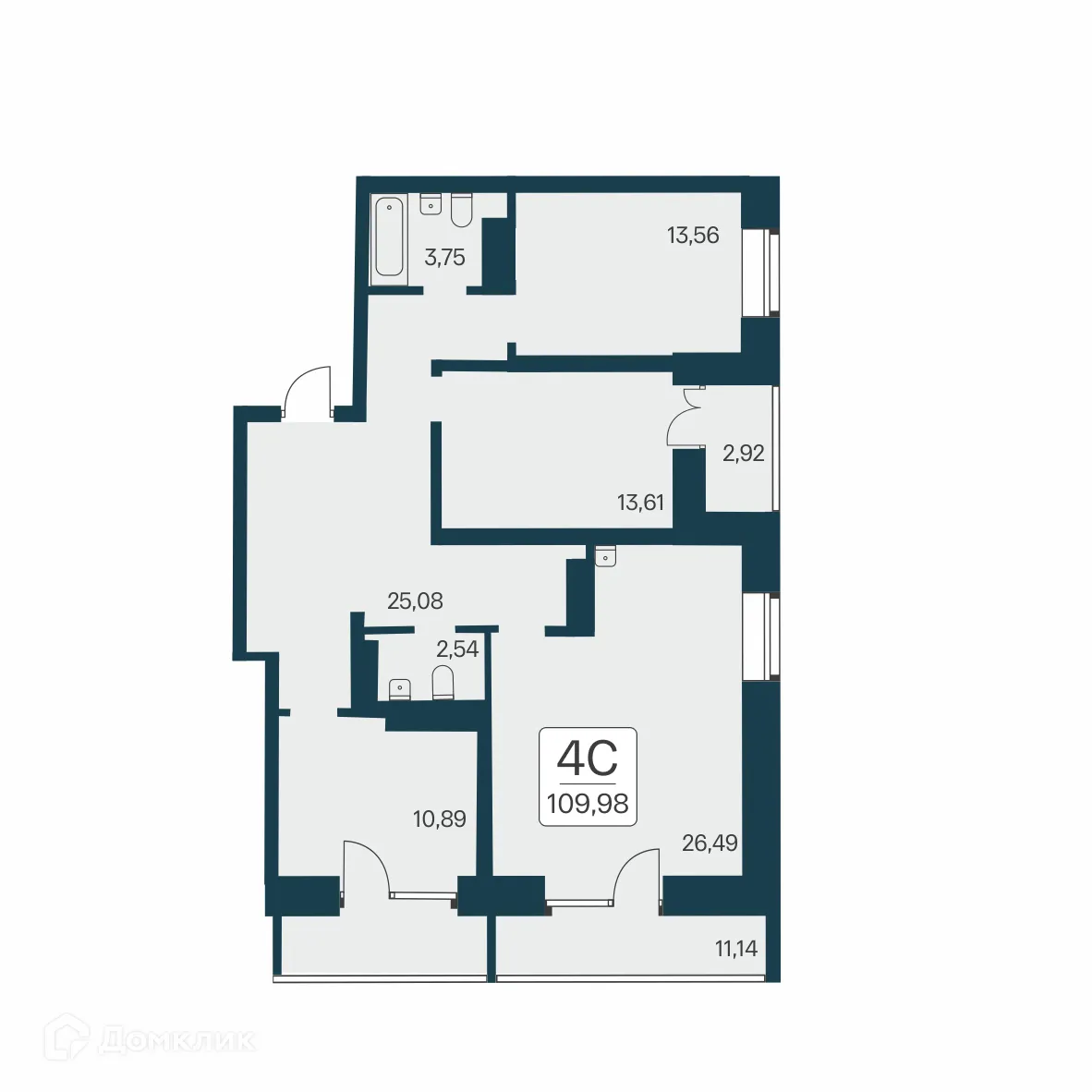 Фото квартиры в ЖК Сакура парк