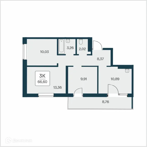 Фото квартиры в ЖК Сакура парк