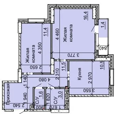 Фото квартиры в ЖК "Столетоff (Столетов)"