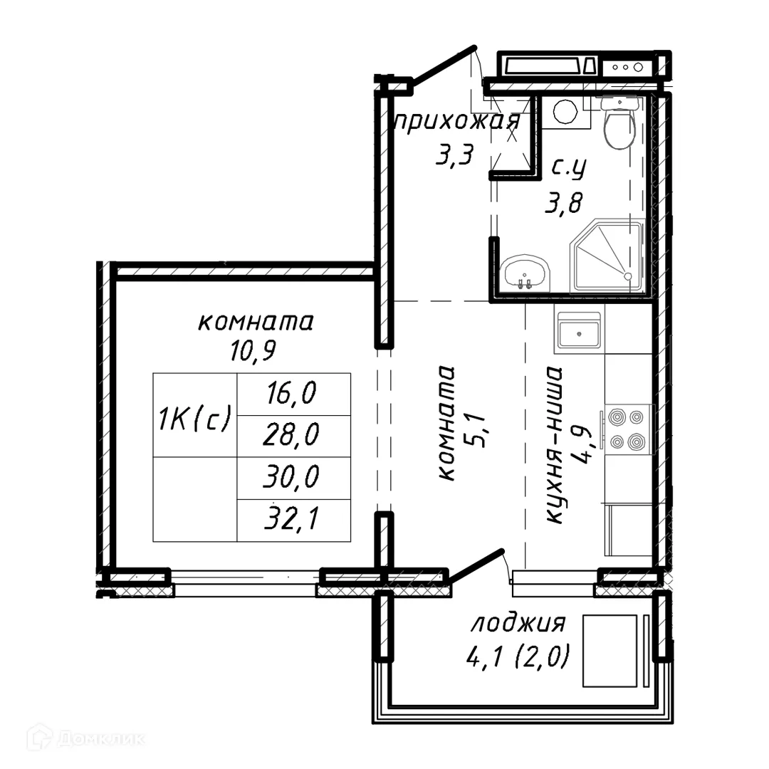 Фото квартиры в ЖК Азимут