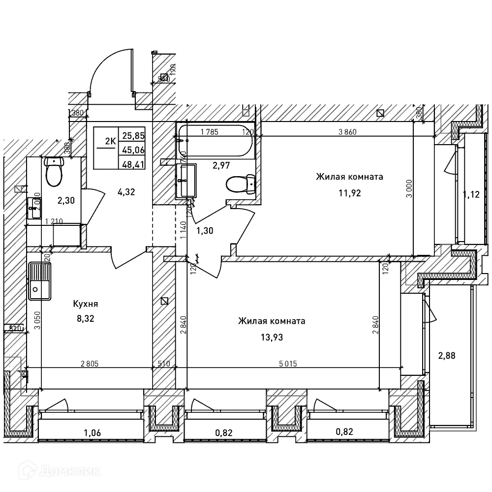 Фото квартиры в ЖК Комсомольский проспект