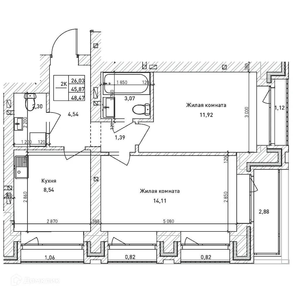Фото квартиры в ЖК Комсомольский проспект