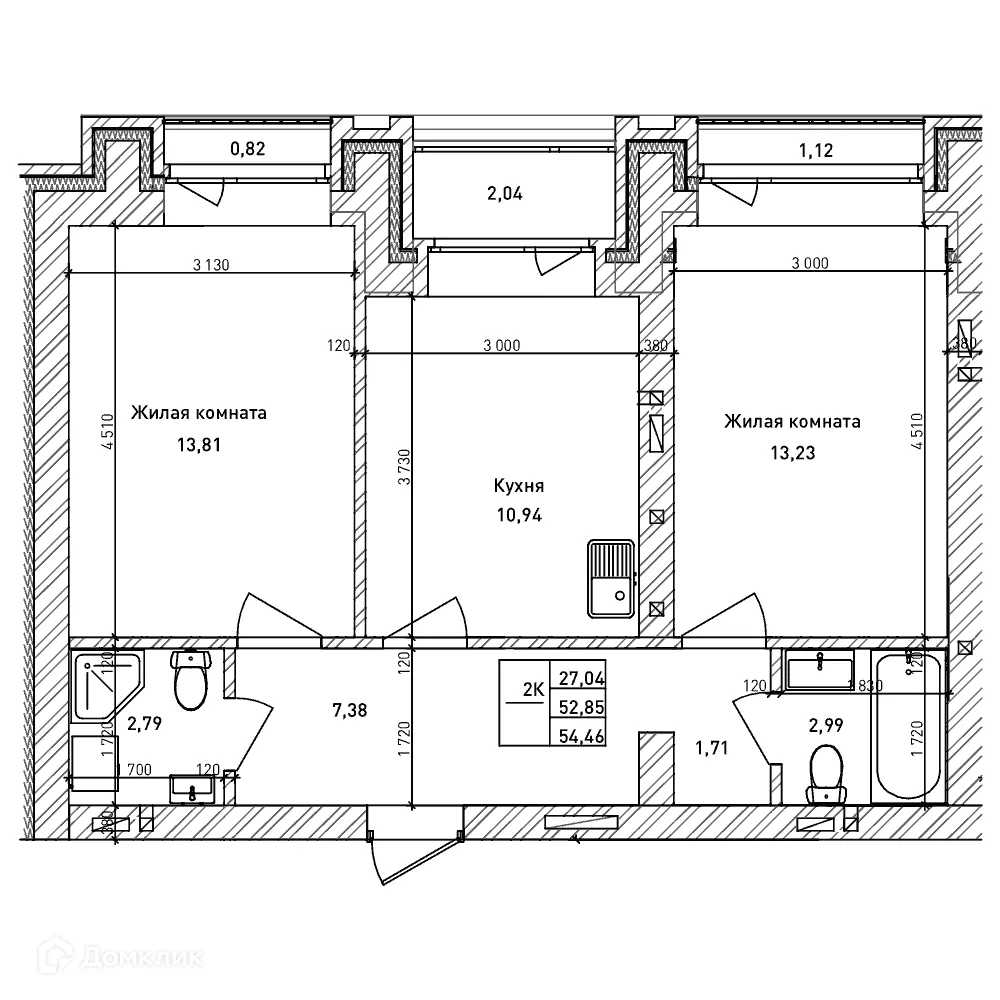 Фото квартиры в ЖК Комсомольский проспект